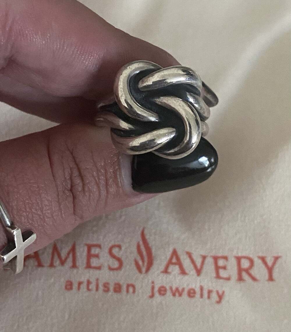 James Avery Bold Original Lovers' Knot Ring Size 8